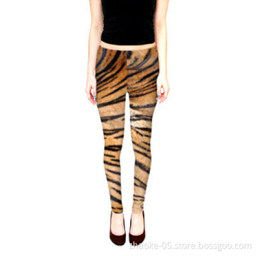 Women Stylish Beautiful Leopard Knit 100% Cotton Winter Leggings, Can Present Your Perfect Legs.New